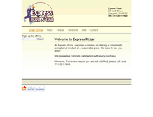 Tablet Screenshot of expresspizzaweymouth.com